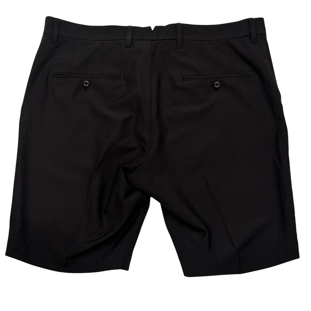 J Lindeberg Mens Eloy Golf Shorts Black Flat Front Performance sz 36 Inseam 10 - Picture 4 of 6